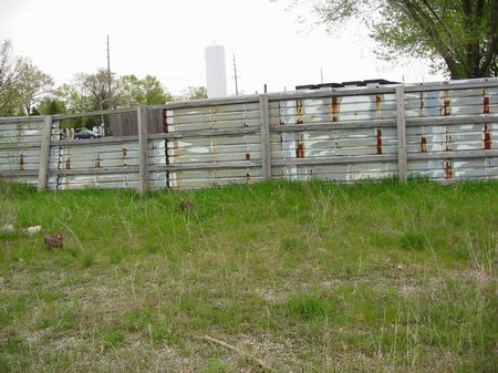 Commerce Drive-In Theatre - Fence (newer photo)